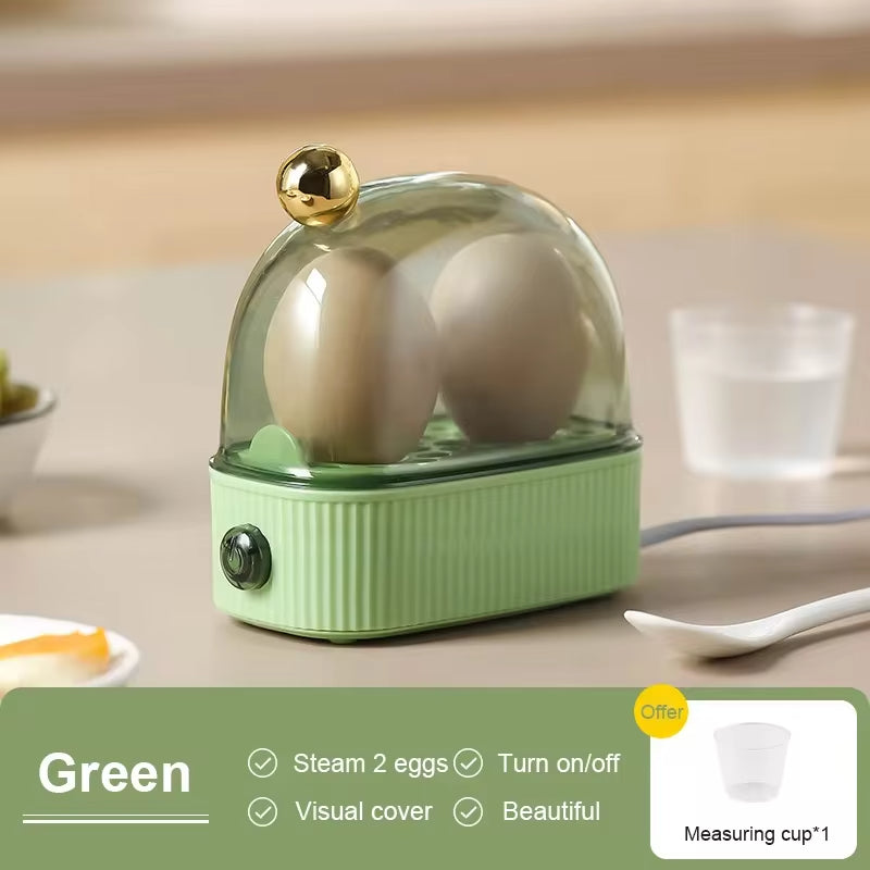 Electric Egg Cooker – Automatic Power Off Mini Steamer