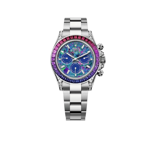 Cosmograph Daytona 'Winter' Opal Dial Sapphires Benzel White Gold Ref.126596 SABV