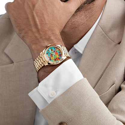 Day-Date 36 128238 'Emoji Puzzle' Yellow Gold